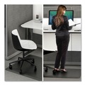Office Jansan | Deflecto CM24242BLKSS Ergonomic 53 in. x 45 in. Sit Stand Mat - Black image number 6