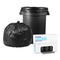 Trash Bags | Boardwalk H6639SGKR01 33 Gallon 1.1 mil 33 in. x 39 in. Perforated Roll Low-Density Can Liners - Gray (25 Bags/Roll, 4 Rolls/Carton) image number 2