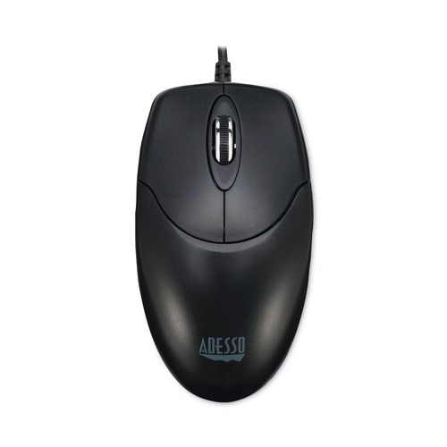 Office Electronics & Batteries | Adesso HC3003US USB 2.0 3-Button Desktop Optical Scroll USB Mouse - Black image number 0