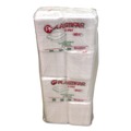 Food Service | Plastifar 12109 7.56 in. x 8.25 in. x 2.38 in. 3-Compartment Foam Hinged Lid Containers - White (200/Carton) image number 3