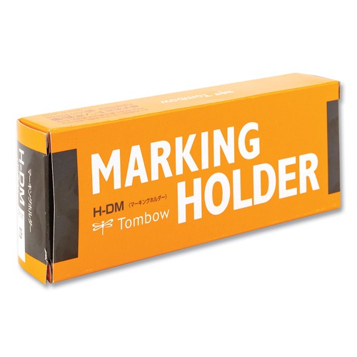 Pens | Tombow 51535 4.4 millimeter Wax-Based Marking Pencil - White Wax/Navy Blue Barrel (10/Box) image number 0