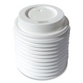 Bulk Savings Pricing 2 | Boardwalk BWKHOTWH4 Plastic Hot Cup Lids Fits 4 oz. Cups - White (1000/Carton) image number 0