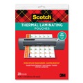 Laminating Supplies | Scotch TP3854-20DE 8.9 in. x 11.4 in. 3 mil. Laminating Pouches - Clear (20/Pack) image number 0
