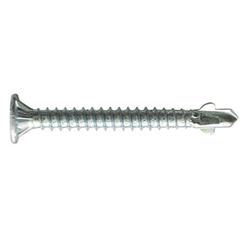 Collated Screws | SENCO 10G162CTWFWS 1-5/8 in. #10 Clear Zinc Wood to Steel Screws (1,000-Pack) image number 0