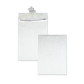 Envelopes & Mailers | Survivor QUAR4200 Tyvek 10 x 13 18 lb. Heavyweight Square Flap Open End Expansion Mailers - White (100/Carton) image number 0