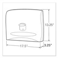 Paper & Dispensers | Scott 09505 17.5 in. x 2.25 in. x 13.25 in. Personal Seat Cover Dispenser - White image number 6