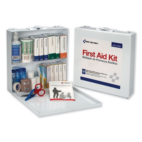 First Aid | First Aid Only 226-U/FAO OSHA Compliant First Aid Station for 50 People (196/Kit) image number 0