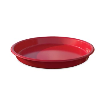 Deflecto 13 in. Diameter Little Artist Antimicrobial Craft Tray - Red
