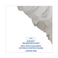 Just Launched | Boardwalk BWK8003 Enviro Clean Looped Mop Head With Tailband - Large, White (12/Carton) image number 5