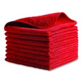 Percentage Off | Rubbermaid Commercial 1820581 16 in. x 16 in. Microfiber Cleaning Cloths - Pink (24/Pack) image number 1