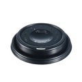 Cutlery | Dart 16ELBLK Cappuccino Dome Sipper Lids Fits 12 oz. to 24 oz. Hot Cups - Black (1000/Carton) image number 4