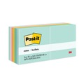 Bulk Savings Pricing 2 | Post-it Notes 654-AST 3 in. x 3 in. Original Pads in Beachside Cafe Collection Colors (12 Pads/Pack) image number 0