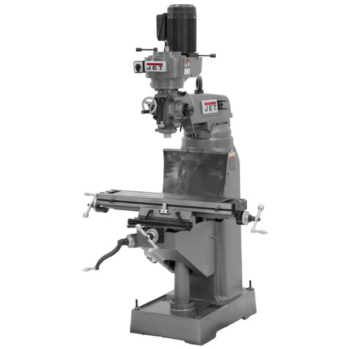 JET JVM-836-3 8 in. x 36 in. 1-1/2 HP 3-Phase Vertical Milling Machine image number 0