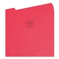 Office Jansan | Smead 12743 1/3-Cut Tabs Assorted Letter Size 0.75 in. Expansion Colored File Folders - Red (100/Box) image number 6