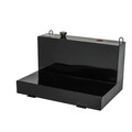 Liquid Transfer Tanks | JOBOX 488002 76 Gallon Low-Profile L-Shaped Steel Liquid Transfer Tank - Black image number 1