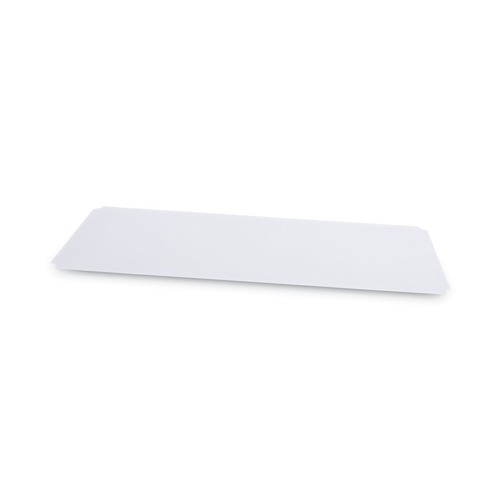 Office Jansan | Alera ALESW59SL4818 Plastic 48 in. x 18 in. Shelf Liners For Wire Shelving - Clear (4/Pack) image number 0