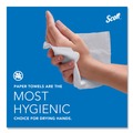 Cleaning & Janitorial Supplies | Scott 1840 9.2 in. x 9.4 in. 1-Ply Essential Multi-Fold Towels with Absorbency Pockets - White (4000/Carton) image number 4