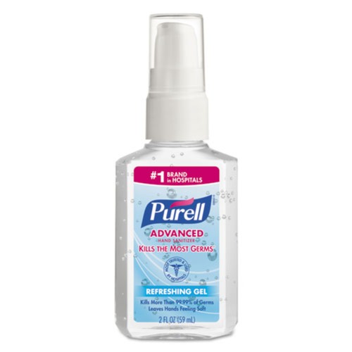 Hand Sanitizers | PURELL 9606-24 2 oz. Pump Bottle Advanced Gel Hand Sanitizer - Refreshing Scent (24/Carton) image number 0