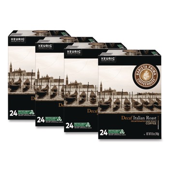 Barista Prima Coffeehouse Coffee K-Cups - Decaf Italian Roast (96/Carton)