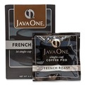 Food Service | Java One 39830806141 Single Cup Coffee Pods - French Roast (14/Box) image number 0