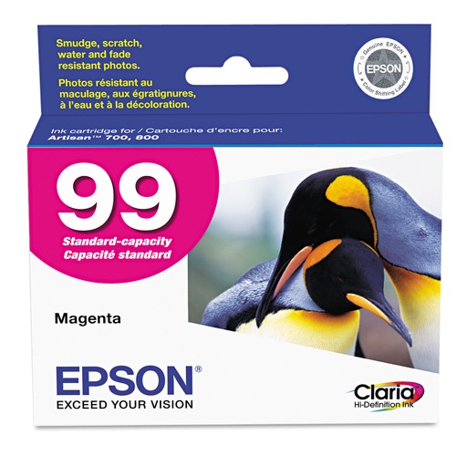 Ink & Toner | Epson T099320-S T099320-S (99) 450 Page-Yield Claria Ink - Magenta image number 0