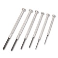 Office Jansan | Great Neck GP6C 6-Piece Phillips/Slotted Polished Steel Handles Assorted Lengths Precision Screwdriver Set image number 0