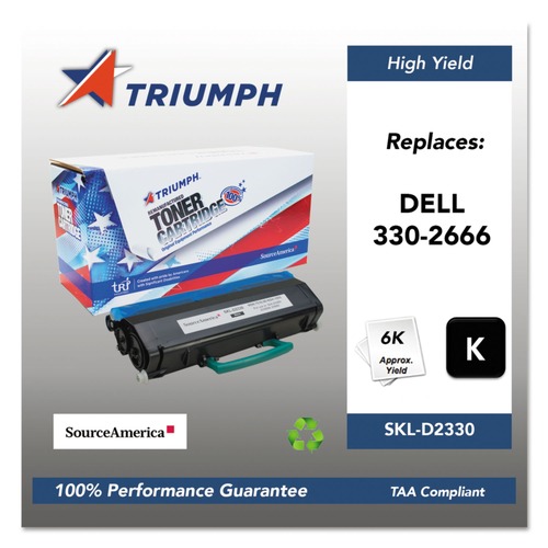 Ink & Toner | Triumph SKL-D2330 Remanufactured 330-2666 6,000 Page-Yield High-Yield Toner - Black image number 0