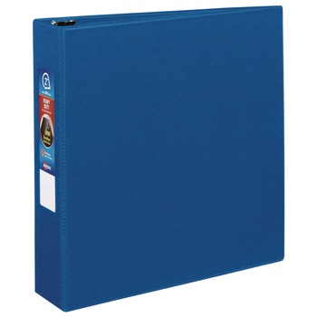 Avery 3 One Touch EZD Rings 2 in. Capacity 11 in. x 8.5 in. Heavy-Duty Non-View Binder with DuraHinge - Blue