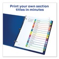 Office Jansan | Avery 11845 1 - 15 Tab 11 in. x 8.5 in. Customizable TOC Ready Index Divider Set - Multicolor (1 Set) image number 8