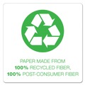 Office Jansan | Oxford 78511 Earthwise 100-Sheet Capacity 11 in. x 8.5 in. 100% Recycled Paper Twin-Pocket Portfolio - Red (25/Box) image number 6