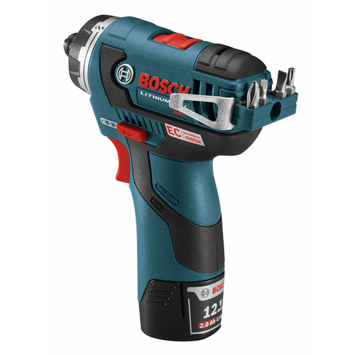 Bosch 12V Max Lithium Ion EC Brushless 2 Speed 1 4 in. Cordless Pocket Driver Kit 2 Ah
