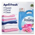 Cleaning & Janitorial Supplies | Downy 10051 140 oz Liquid Fabric Softener - April Fresh (4/Carton) image number 4