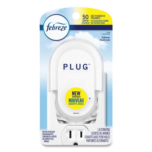Odor Control | Febreze 68232EA PLUG 2.5 in. x 3 in. x 4 in. Air Freshener Warmer - Off White image number 0