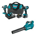 Combo Kits | Makita XT269M+XBU03Z 18V LXT Brushless Lithium-Ion 2-Tool Cordless Combo Kit (4 Ah) with LXT Brushless Blower image number 0