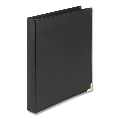 Mothers Day Sale! Save an Extra 10% off your order | Samsill 15130 11 in. x 8.5 in. 3 Rings 1 in. Capacity Classic Collection Ring Binder - Black image number 0