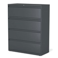  | Alera 25511 42 in. x 18.63 in. x 52.5 in. 4 Legal/Letter/A4/A5 Size Lateral File Drawers - Charcoal image number 3