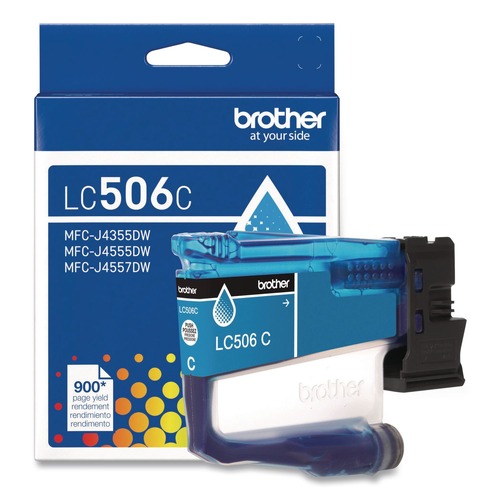 Ink & Toner | Brother LC506CS INKvestment 900 Page-Yield Ink - Cyan image number 0