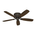 Ceiling Fans | Hunter 53355 52 in. Traditional Ambrose Bengal Ceiling Fan with Light (Onyx) image number 8