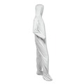 Bib Overalls | Ansell KCC 44336 A40 Elastic-Cuff Ankle Hood and Boot Coveralls - 3X-Large White (25/Carton) image number 1