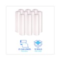 Trash Bags | Boardwalk V8046HNKR02 40 in. x 46 in. 45 gal. 13 mic High-Density Can Liners - Natural (250/Carton) image number 5
