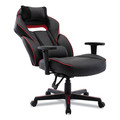  | Alera BT-51593RED 15.91 in. to 19.8 in. Seat Height Racing Style Ergonomic Gaming Chair - Black/Red image number 6