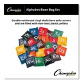 Outdoor Games | Champion Sports AB55 Vinyl Alphabet Bean Bag Set - Assorted Colors (26/Set) image number 3