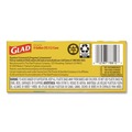 Office Jansan | Glad 78812 OdorShield 8 in. x 18 in. 4 Gallon Tie-Flap Quick-Tie Small Trash Bags - White Febreze Fresh Clean Scent (156/Carton) image number 9