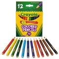 Bulk Savings Pricing 1 | Crayola 684112 3.3 mm 2B Short-Length Colored Pencil Set - Assorted Lead and Barrel Colors (12/Set) image number 4