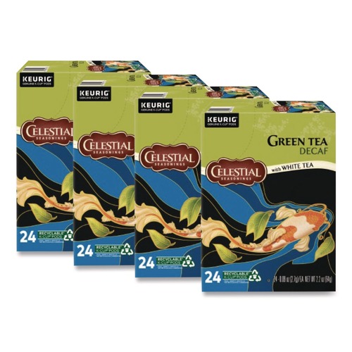 Office Jansan | Celestial Seasonings 5000330012 K-Cups - Decaffeinated Green Tea (96/Carton) image number 0