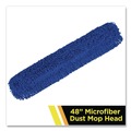 Mops | Gritt Commercial GRI18248 48 in. x 5 in. Microfiber Looped Dust Mop Pad Head - Blue image number 1