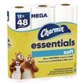 Office Jansan | Charmin 80370714 2-Ply Septic Safe Essentials Soft Bathroom Tissue - White (4 Packs/Carton) image number 4