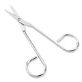 First Aid | First Aid Only FAE-6004 4.5 in. Long Scissors - Straight Nickel Handle image number 1