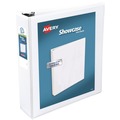 Office Jansan | Avery 19751 11 in. x 8.5 in. 3 Rings 3 in. Capacity Showcase Economy View Binders with Slant Rings - White image number 0