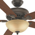 Ceiling Fans | Casablanca 55006 Ainsworth Gallery 60 in. Traditional Onyx Bengal Distressed Walnut Indoor Ceiling Fan image number 7